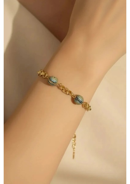 Vıp Nazar Boncuklu Bileklik