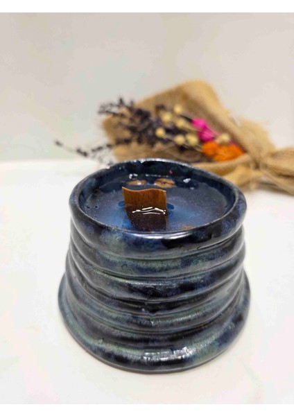 Seramik El Yapımı Bohem Jel Mum