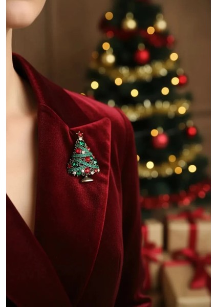 Yılbaşı Temalı Broş