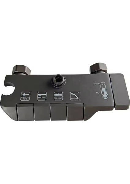 Piyano Duş Seti Premium Tuşlu ( Antrasit ) fırsatları