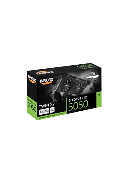 INNO3D RTX5050 8gb Twin X2 128BIT 3xdp HDMI Gddr6 Ekran Kartı