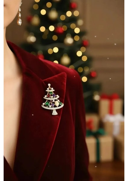 Yılbaşı Temalı Broş