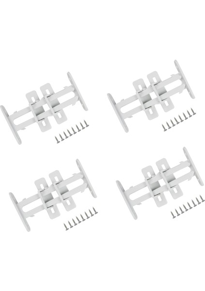 4 Adet Bebek Çocuk Sürgülü Koruma Kilidi + Kendiliğinde Yapışkanlı Köşe Kapak Kilidi - 2li Set J6G3R fiyatları