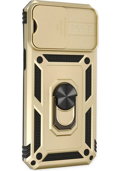 iPhone 14 Pro Max Kılıf Pars Lens Yüzüklü Silikon - Gold fiyatları