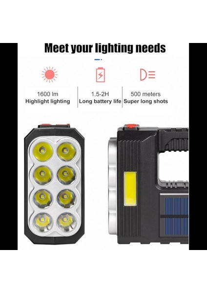 Güneş Enerjili Kamp Av Feneri modelleri