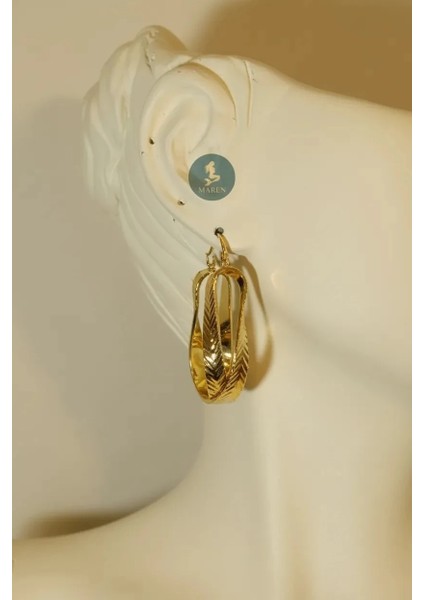 Çelik Modern Halka Küpe fiyatları