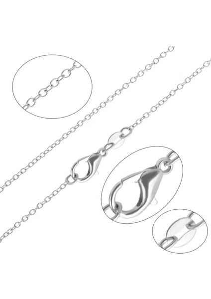 Mmif Kalp Sembollü Kolye Ucu ve Gümüş Kaplama Kolye Kadın 46 cm modelleri