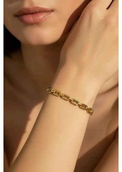 Çelik Çift Renk Bileklik