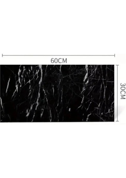 Siyah Mermer Desenli Alüminyum Plastik Duvar Sticker modelleri