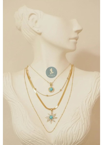 Çelik Çoklu Kolye fiyatları