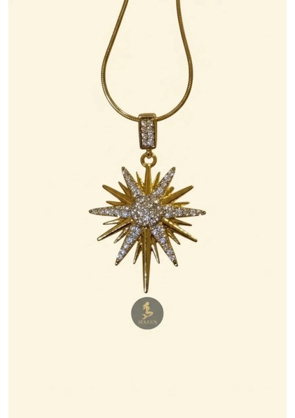 Çelik Yıldız Kolye modelleri