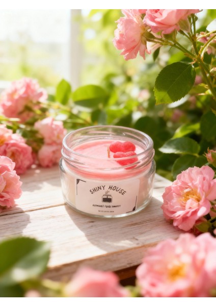 El Yapımı Aromaterapi Cam Kavanoz Mum – Dekoratif, Kokulu, Doğal Soya Wax