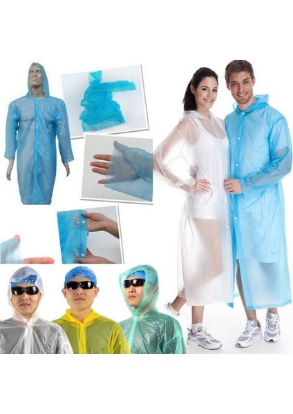 Tek Kullanımlık Çıtçıtlı Yağmurluk + 4 Adet Kapı Kolu Stoperi Tamponu - 2li Set F9C1W9 fiyatları