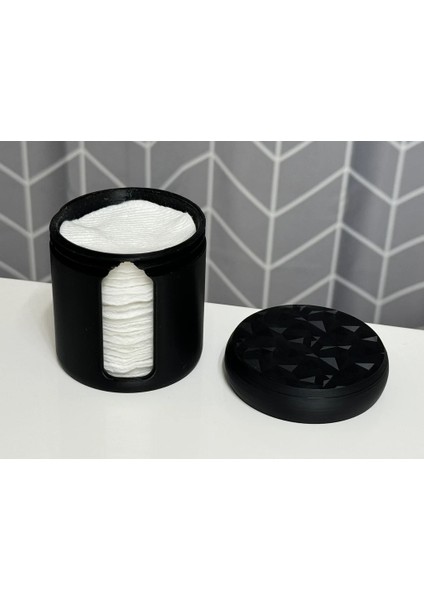 Mini Makyaj Pamuğu Kutusu 6.5 x 6.5 x 6.5 cm