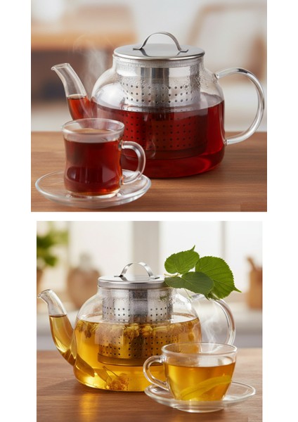Çay Süzgeci Büyük Boy Paslanmaz Çelik Demlik Içi + Çay Süzgeci Demlik Şeklinde - 2li Set G0D5A1 fiyatları