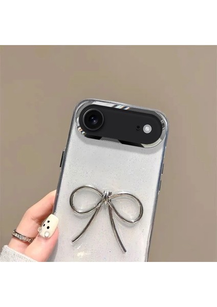 Apple - iPhone 17 Air Zebana Bow Silikon Kılıf - Şeffaf fiyatları