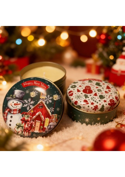Yeni Yıl Temalı Mini Mum Seti 2'li – Hediyelik ve Dekoratif fırsatları