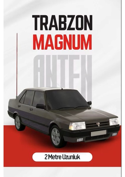 Yaylı Trabzon Kırmızı Magnum Anten 2 Metre