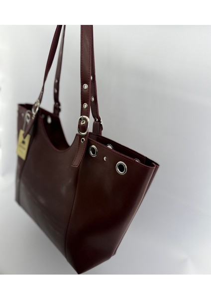 Kadın Halka ve Kemer Toka Detaylı Suni Deri El ve Omuz Çantası fırsatları