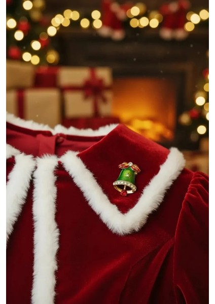 Yılbaşı Temalı Broş