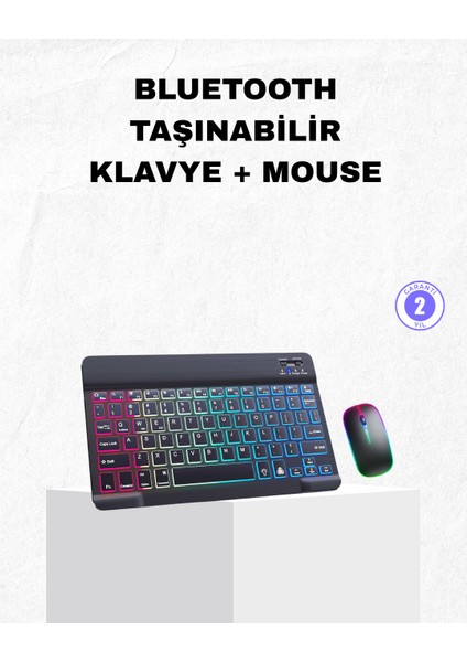 Nrzsnt Rgb Aydınlatmalı Q Klavye Türkçe Karakter Destekli