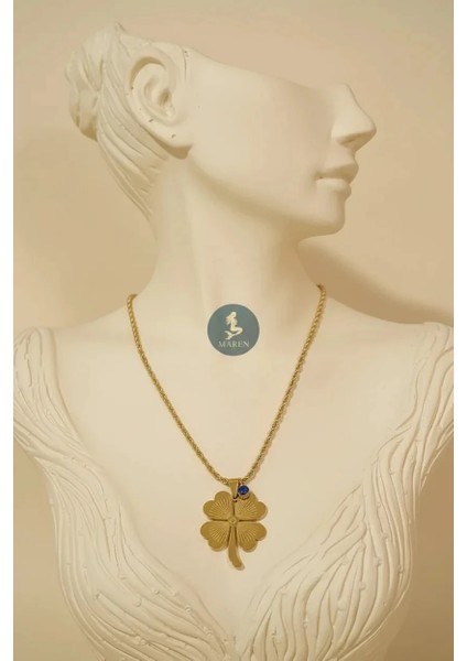 Çelik Yonca Kolye fiyatları