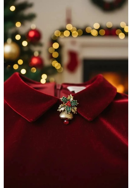 Yılbaşı Temalı Broş