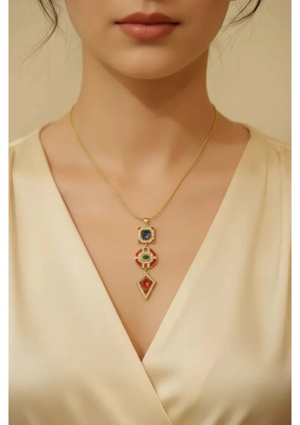 Çelik Y Model Kolye