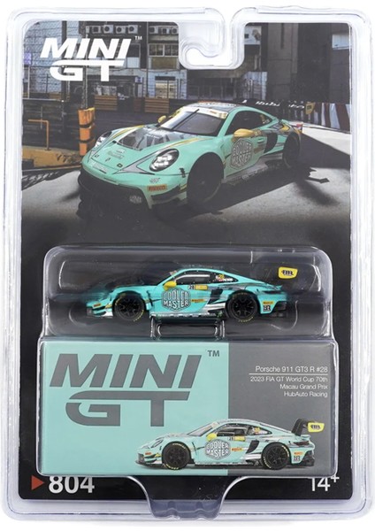 164 Porsche 911 Gt3 R Hubauto Racing 2023 Fıa Gt World Cup 70TH Macau Grand Prix - Blister Paket fırsatları