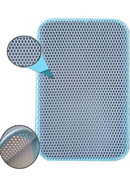 Kedi Tuvalet Önü Kum Toplayıcı Temizleyici Elekli Gri Paspas (4940) modelleri