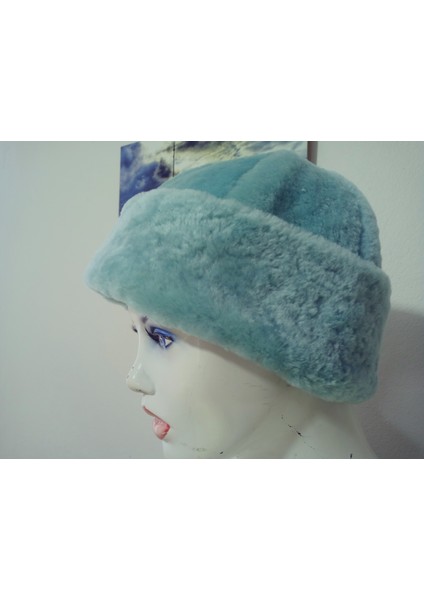 Unisex Hakiki Kuzu Postu Posteki Çift Kat Bere Şapka Börk fiyatları