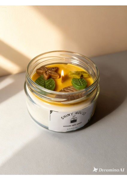 El Yapımı Aromaterapi Cam Kavanoz Mum – Dekoratif, Kokulu, Doğal Soya Wax fırsatları