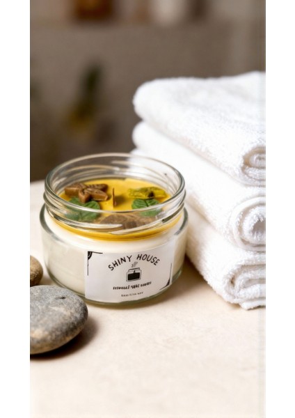 El Yapımı Aromaterapi Cam Kavanoz Mum – Dekoratif, Kokulu, Doğal Soya Wax indirimleri