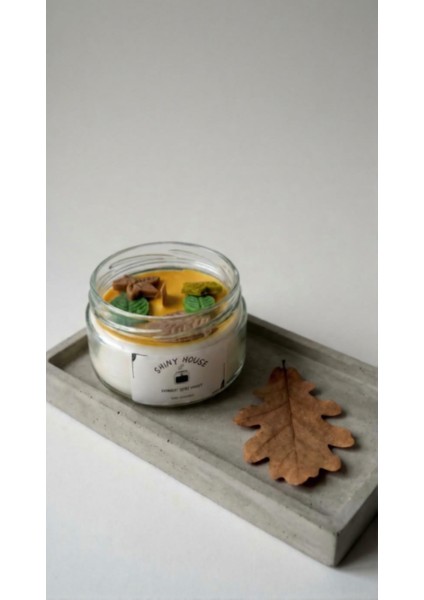 El Yapımı Aromaterapi Cam Kavanoz Mum – Dekoratif, Kokulu, Doğal Soya Wax