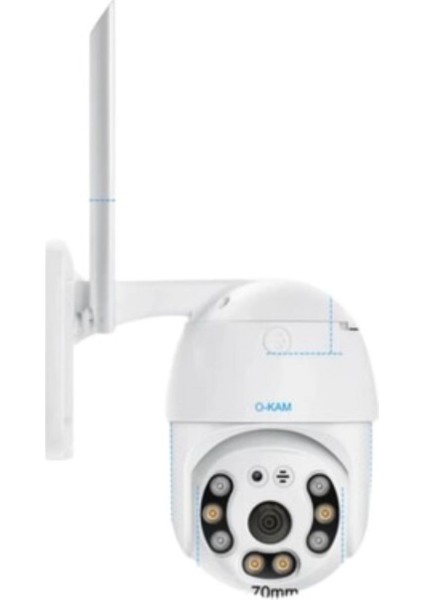 O-Kam Pro By Ztech Ultra Hd Wifi Akıllı Güvenlik Kamerası