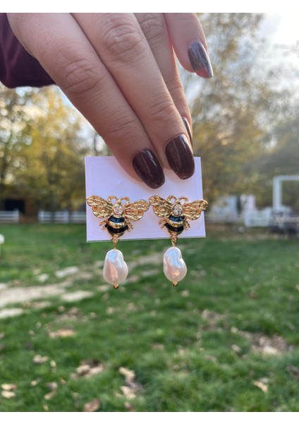 Inci Detay Arı Küpe