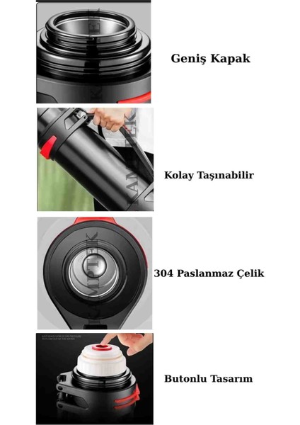 Kamp Dağ Balıkçılık Trekking Termosu 4 Litre Çelik 48 Saat Sıcak Soğuk Muhafazalı fiyatları