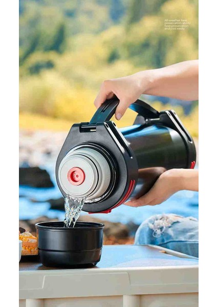 Kamp Dağ Balıkçılık Trekking Termosu 4 Litre Çelik 48 Saat Sıcak Soğuk Muhafazalı modelleri