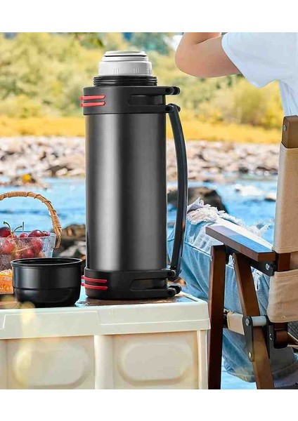 Kamp Dağ Balıkçılık Trekking Termosu 4 Litre Çelik 48 Saat Sıcak Soğuk Muhafazalı indirimleri