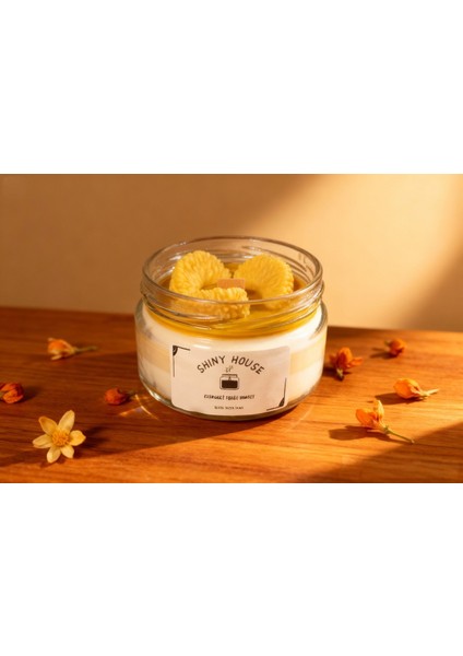 El Yapımı Aromaterapi Cam Kavanoz Mum – Dekoratif, Kokulu, Doğal Soya Wax fırsatları