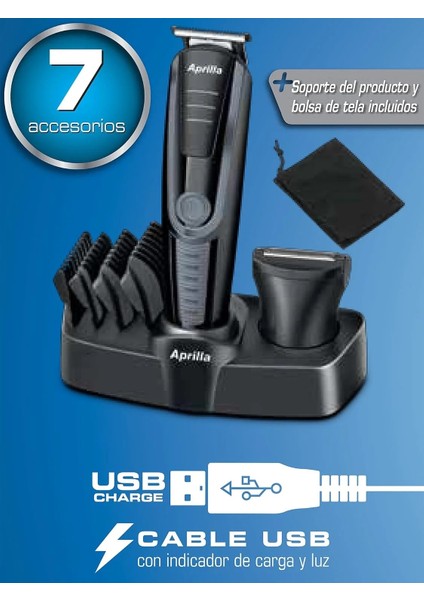 Aprilla Elektrikli Tıraş Makinesi AHC-5018 USB fırsatları