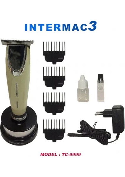 Inter Mac3 TC-9999 T-Cut Ense ve Saç Kesme Makinesi