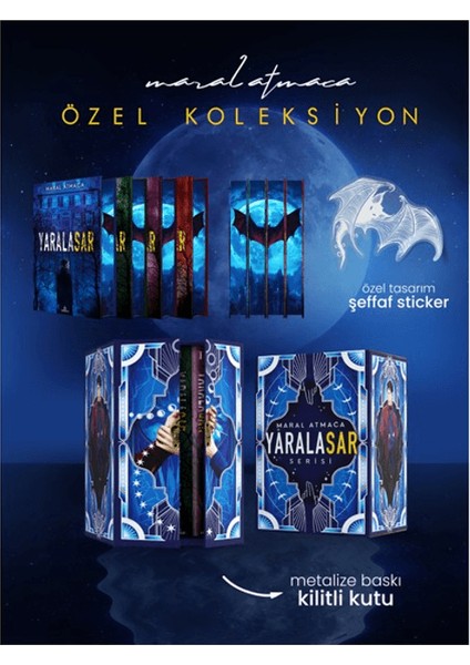 Yaralasar Serisi - Yan Boyamalı Kilitli Koleksiyon Kutu