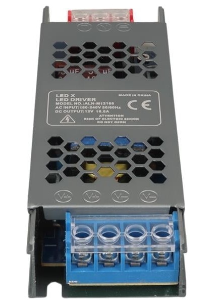 Ledx ALN-M12165 12 Volt 16.5 Amper 72X24X12MMULTRA Slim Metal Kasa Adaptör modelleri