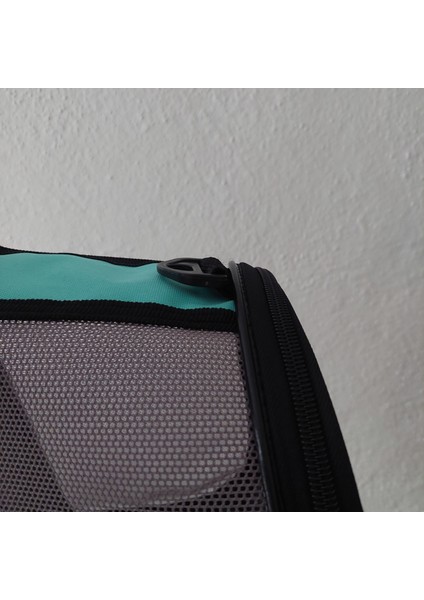 Kedi Taşıma Çantası Seyahat Evcil Hayvan Çantası Fileli Büyük Bot