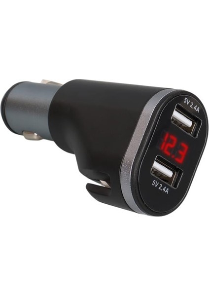 Olesson 1648 12-24V Çift USB Girişli 5V-2.4A Dijital Voltaj Ekranlı Araç Çakmaklık Şarj Aleti fırsatları