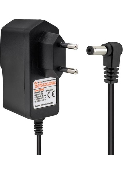 Powermaster PM-19253 15 Volt - 1 Amper - 15 Watt Şarjlı Matkap Adaptörü