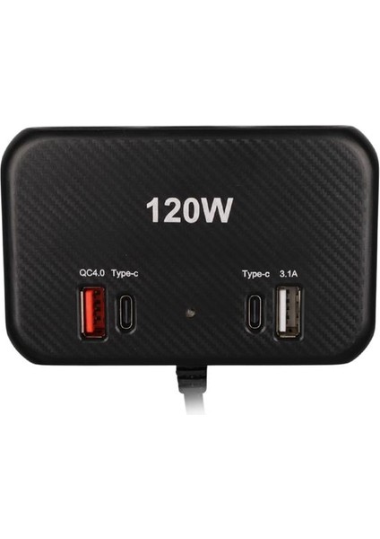 Olesson 1656 12-24V Çift USB + Çift Type-C 120W 80CM Kablolu 3'lü Araç Çakmak Çoklayıcı modelleri