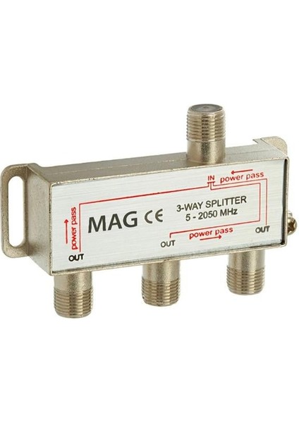 Mag 1/3 Splitter 5-2500 Mhz