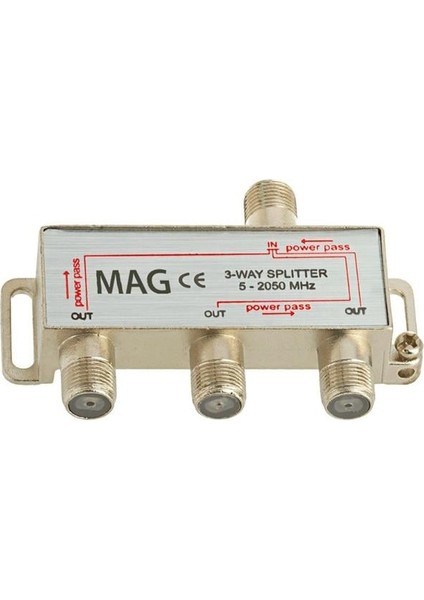 Mag 1/3 Splitter 5-2500 Mhz fiyatları